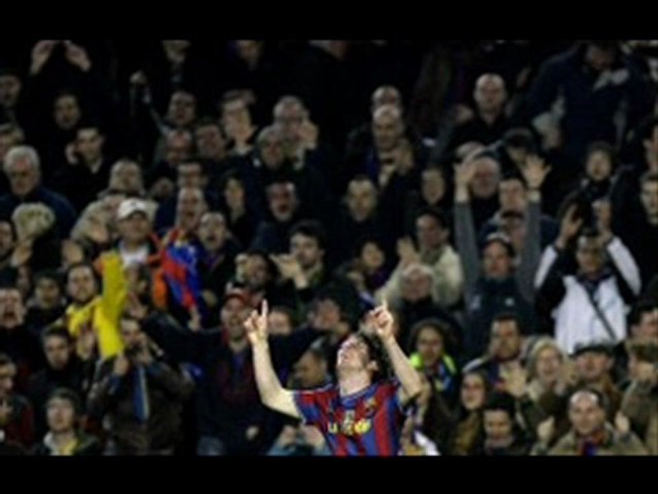 Barcelona 4-0 VfB Stuttgart  Messi double super-strike