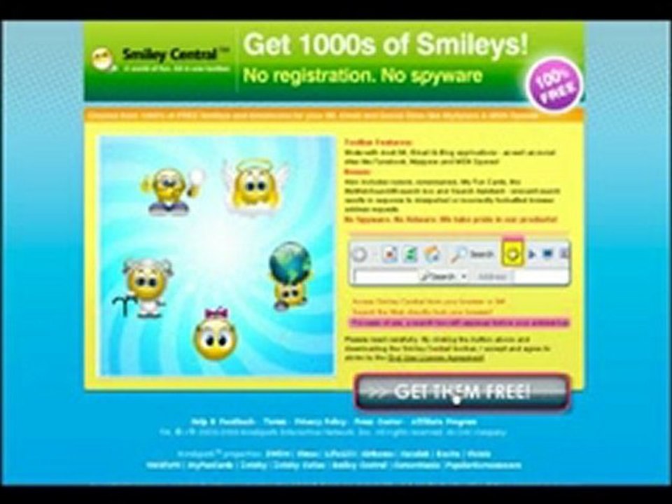Smiley Faces - get free smileys.