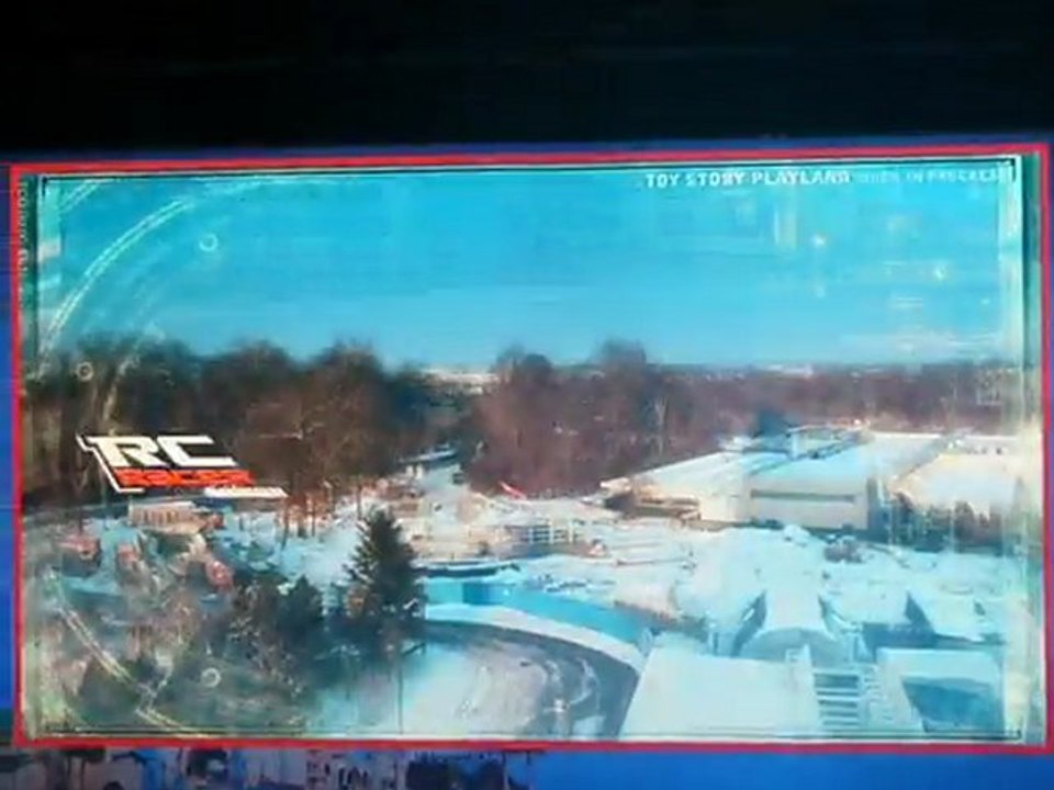 Time-lapse construction Toy Story Playland Disneyland Paris