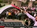 Estudiantes egipcios protestan contra Israel