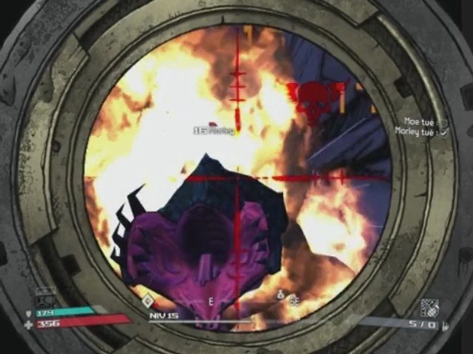 10) Walkthrough Borderlands - Les Skags Moe et Marley