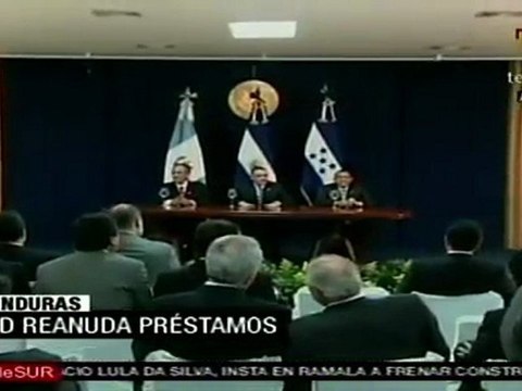 BID reanuda préstamos a Honduras