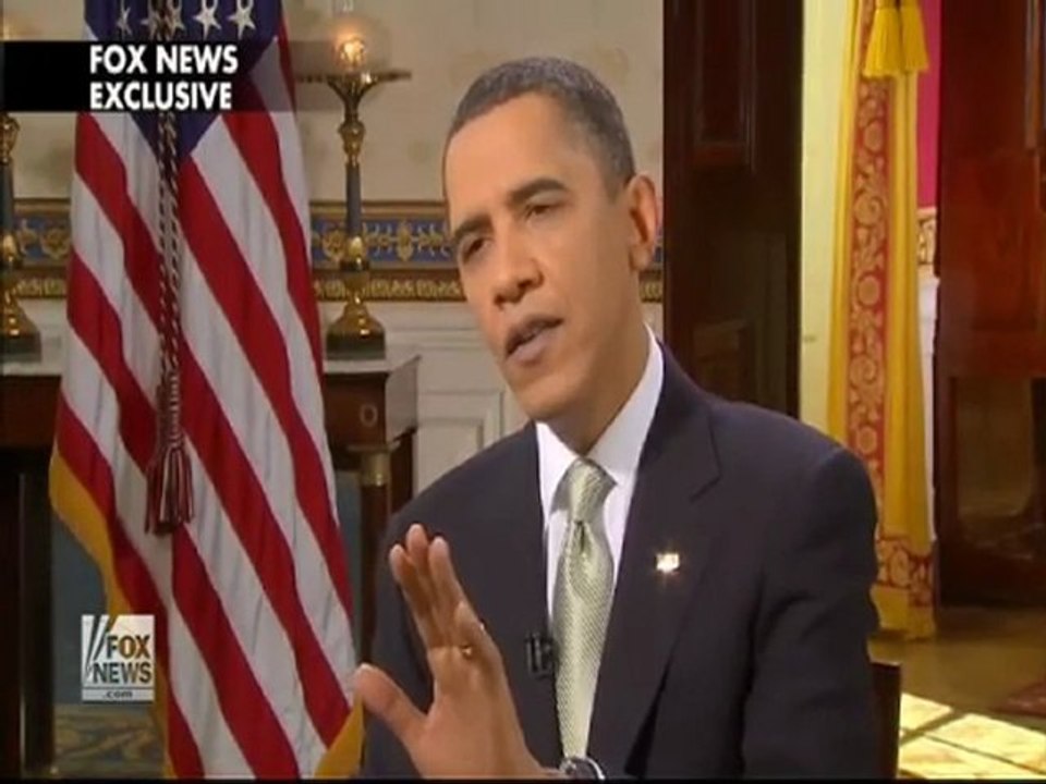 Bret Baier Barack Obama Interview Fox News clip 03172010