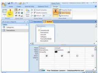 Access Sum Function - Music Database Part 14