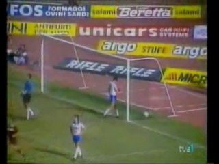 Roma 2-0 Real Zaragoza. Recopa 1986/87. (Di Carlo 1-0)