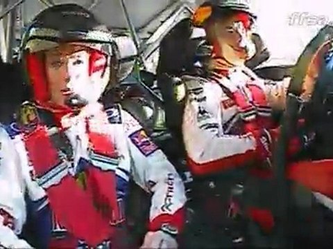 Rallye du Var embarquee couple Loeb 2009