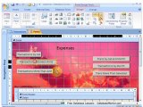 Msaccess Form Buttons - Free Tutorials - Expenses Example Pa