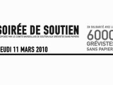 Soirée marseillaise de soutien aux grévistes sans papiers