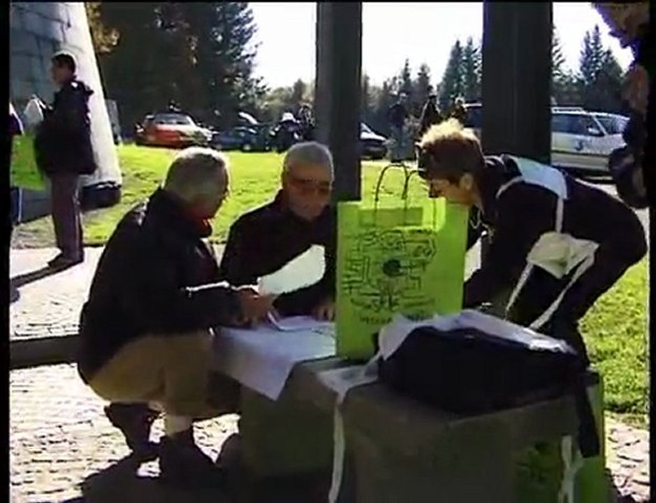 Fabrice Hyber C'Hyber Rallye Vassivière (extrait)