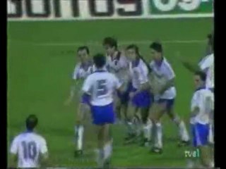 Real Zaragoza 2-0 Roma. Recopa 1986-87 (2-0 Señor p.)