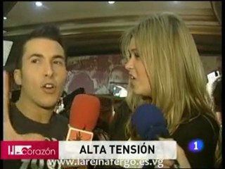 Nuria en el estreno de "Tensión sexual no resuelta"