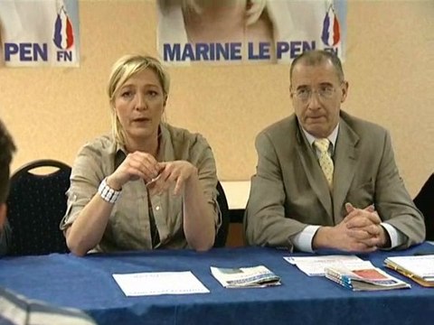 Calaisis TV: Conférence de presse de Marine Le Pen a Calais