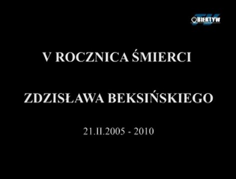 V rocznica śmierci Zdzisława Beksińskiego