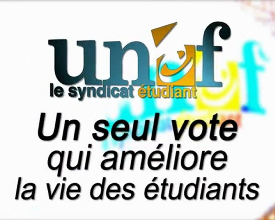 Elections CROUS 2010: votez UNEF!