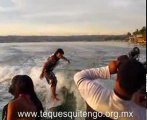 Wakesurf en Tequesquitengo Morelos Mexico