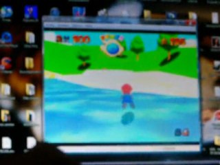 vidéo test super mario 64 sur project 64