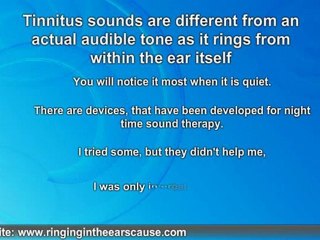 Ringing In The Ears Cause and A Solution