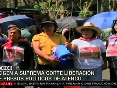 Exigen a SCJN en México liberación de presos políticos