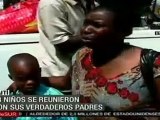 Se reúnen con sus verdaderos padres 33 niños haitianos