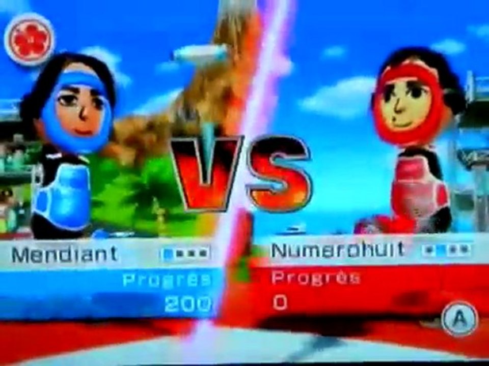 videoduel : mdle/Numerohuit sur Wii Sport Resort partie 1