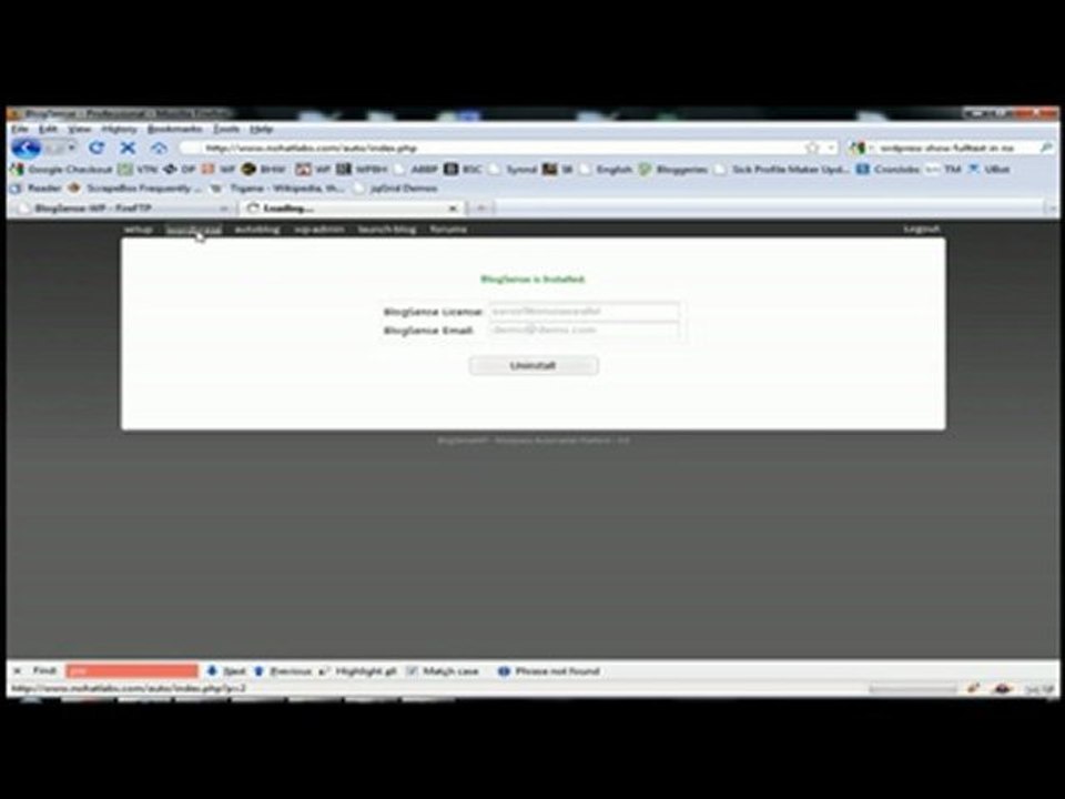 Autoblogging Tutorial - BlogSense - How to Install