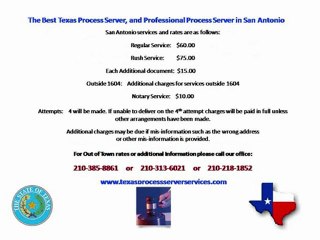 Texas Process Server San Antonio