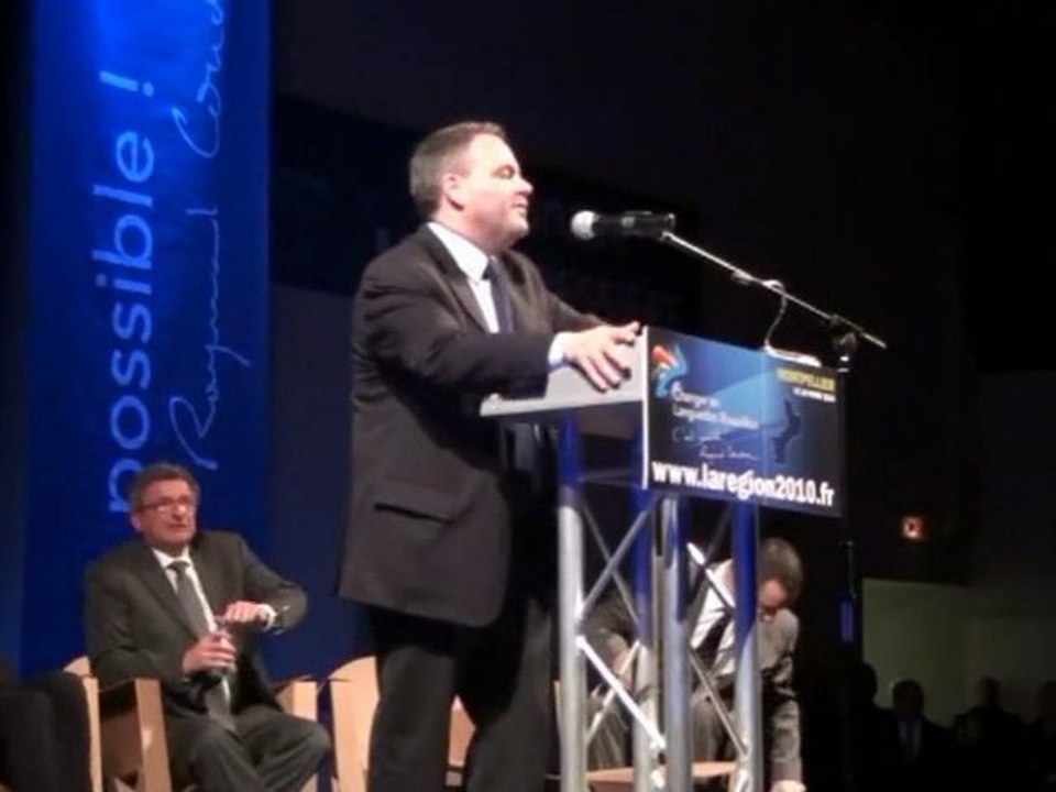 Discours de Xavier Bertrand lors du meeting de Montpellier