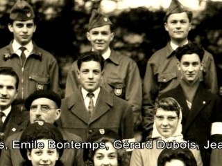 Une photo des volontaires de la croix rouge au Cateau 1958