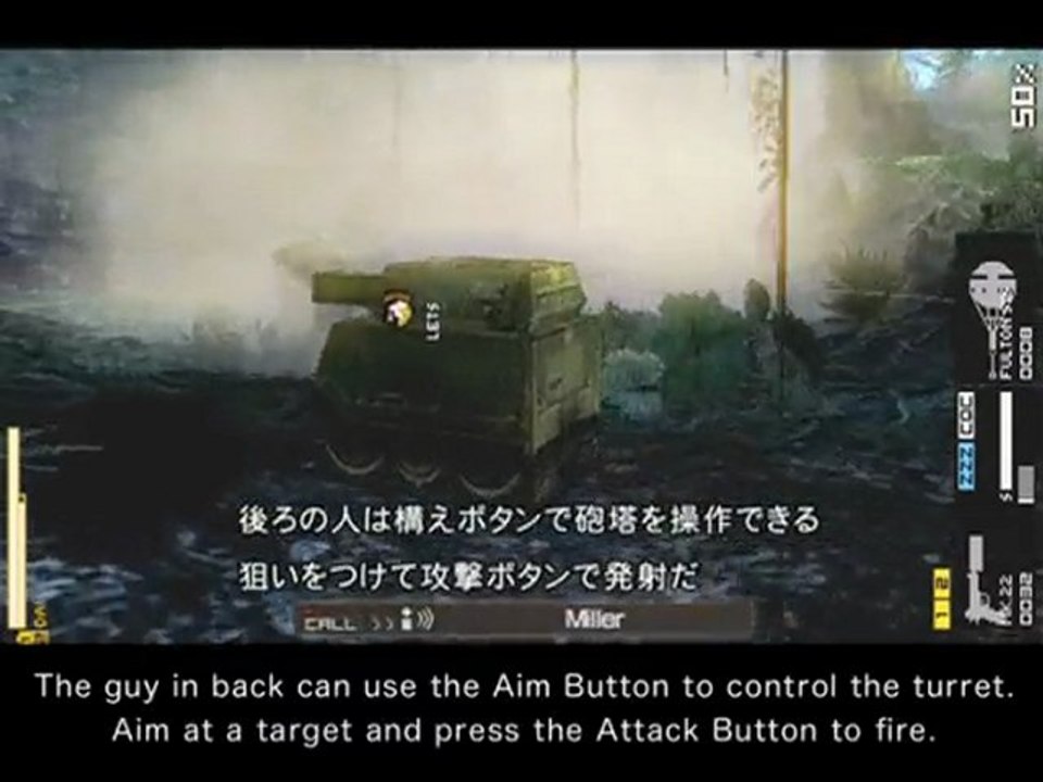 METAL GEAR SOLID - Peace Walker - Gameplay Coopération