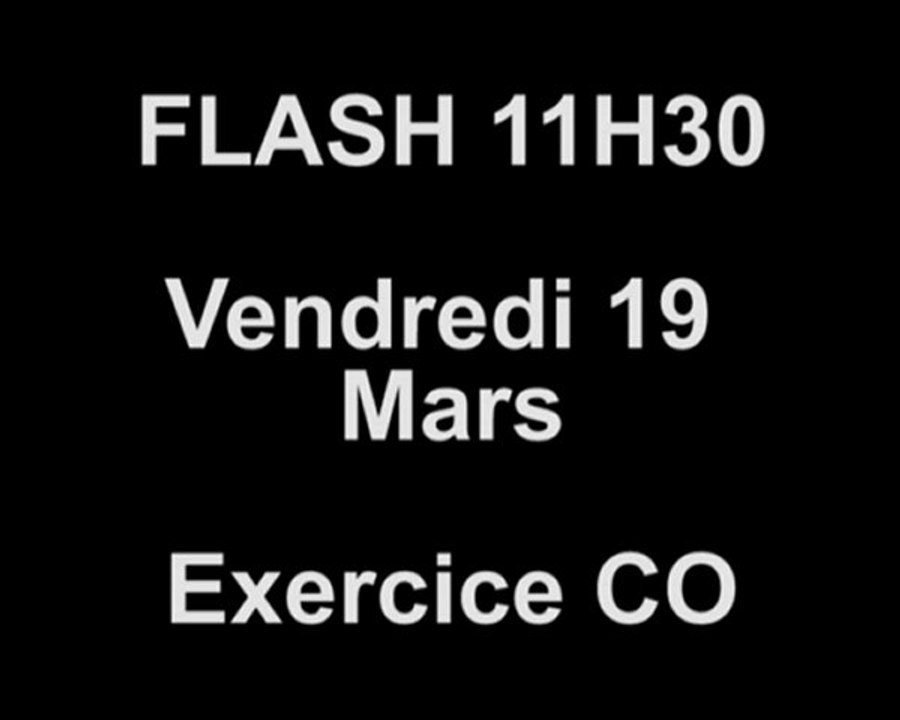 EXERCICE CO 19/03 FLASH 11H30