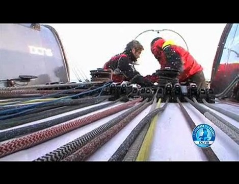 Marc Thiercelin et Christopher Pratt à bord de DCNS 1000