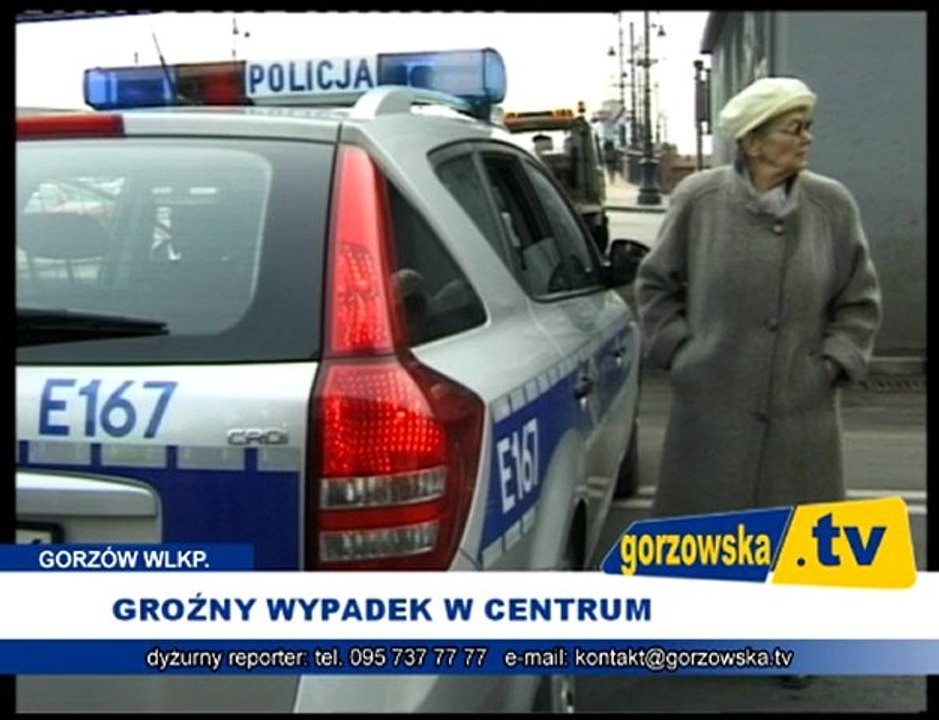 Groźny wypadek w centrum