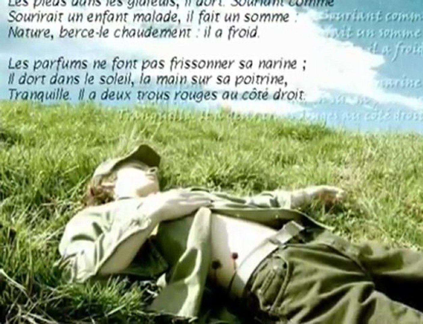 Serge Reggiani - Le dormeur du val - Vidéo Dailymotion