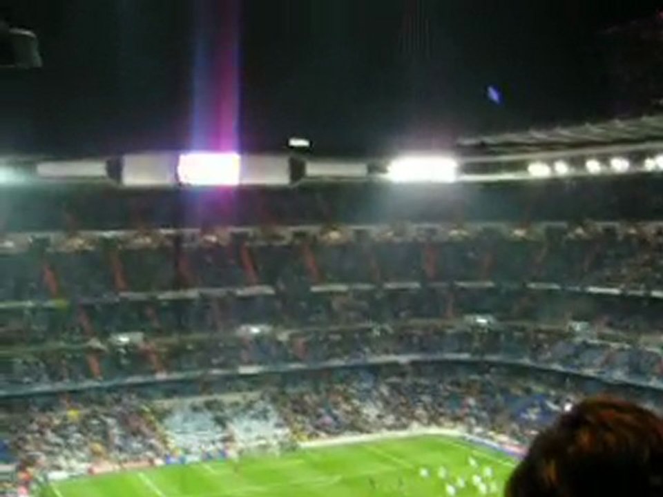 ENTRAINEMENT DES LYONNIAS A BERNABEU 2