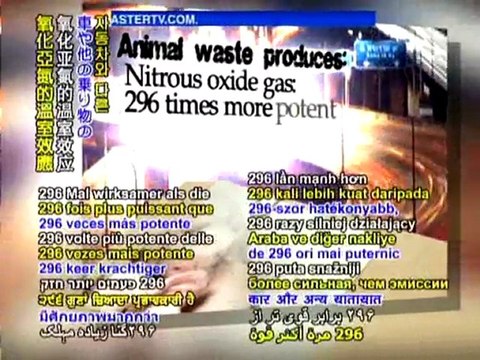 How does livestock industry cause global warming?