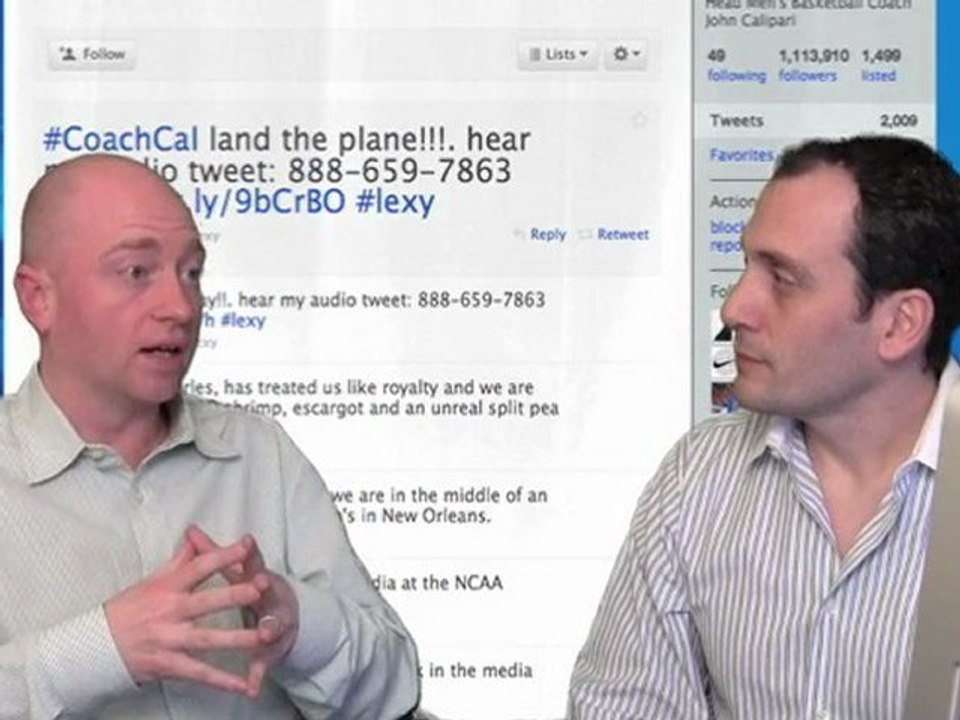 March Madness chat w/ a splash of Social Media