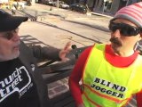 Guy Trips A Blind Jogger