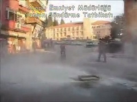 Emniyet Müdürlüğü Yangın Tatbikatı