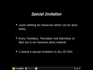 A  Message For ILearning Global Entrepreneurs