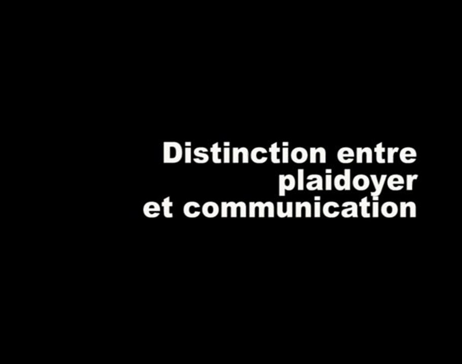 Part 3 : communication et plaidoyer des ONG @ACF