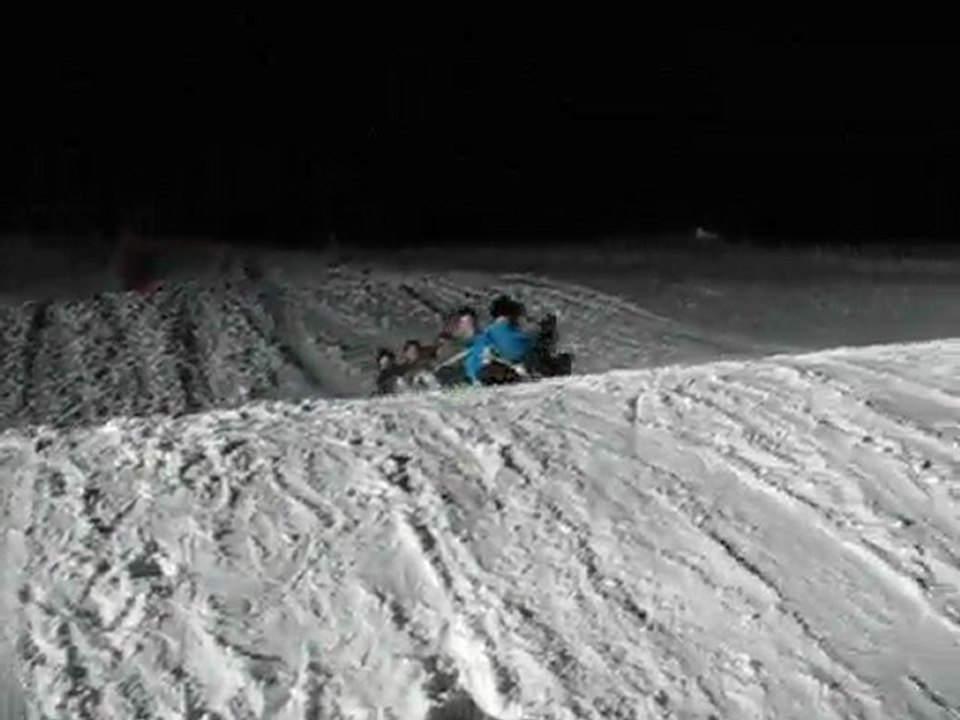 Super délire en luge aux arcs 2000