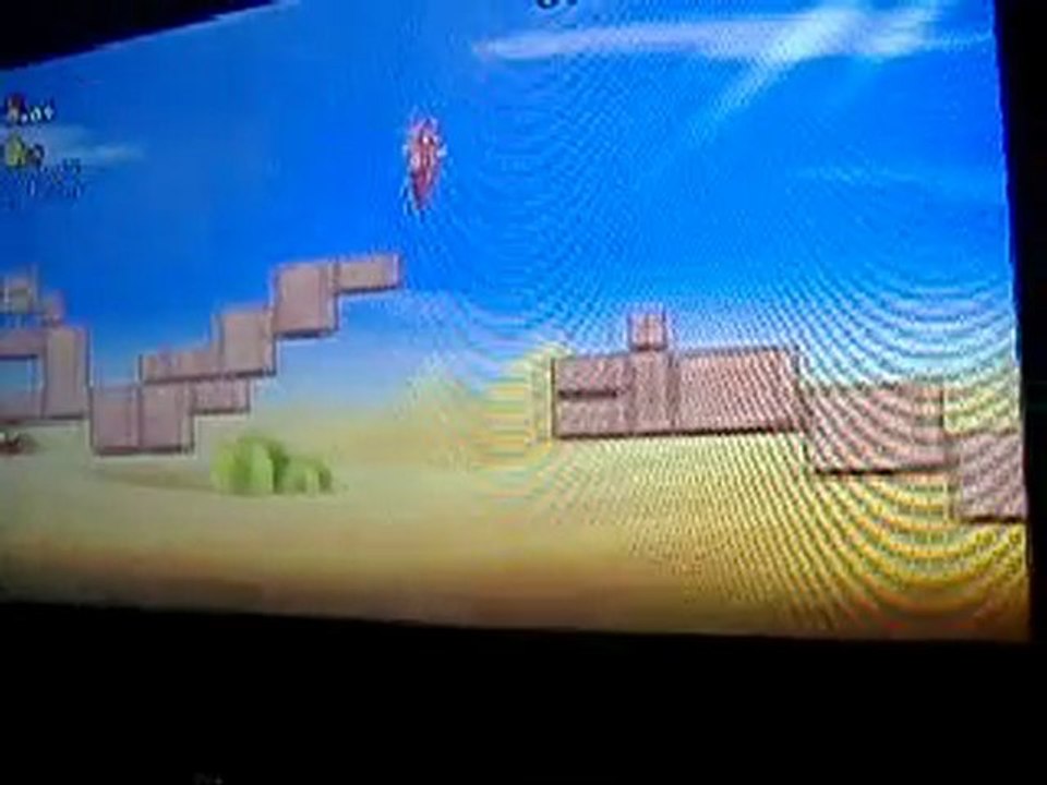 new super mario bros : tuyau du monde 2-4 (arrivé rouge)