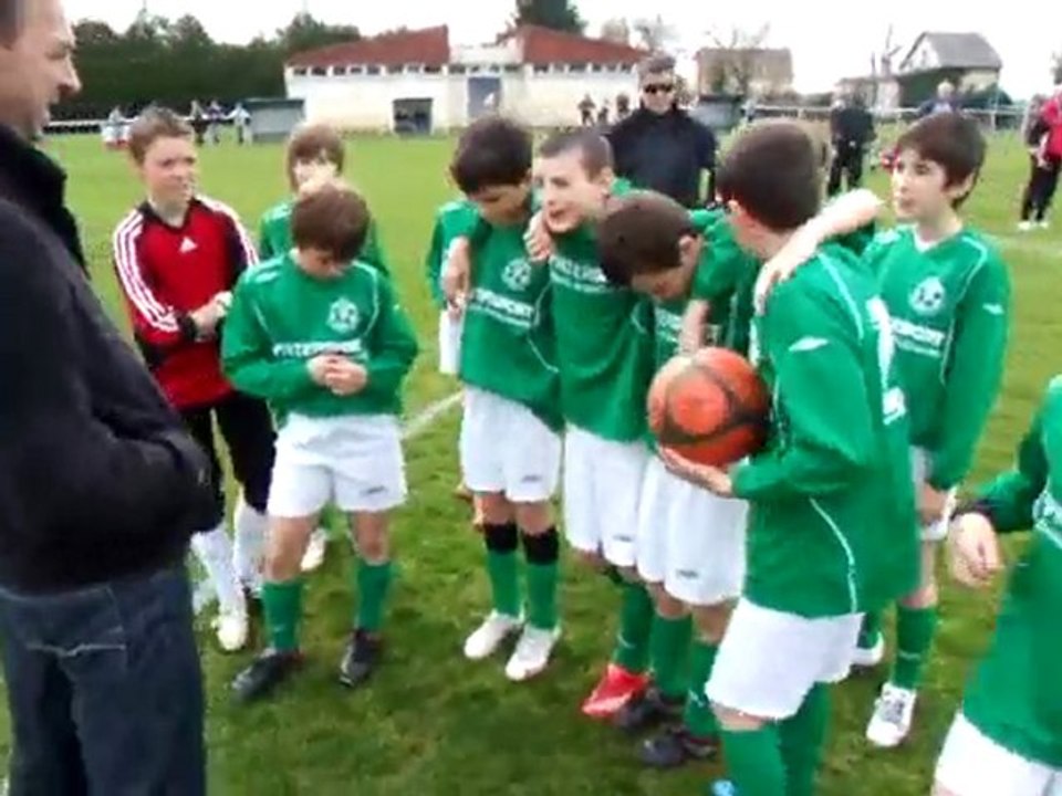 Les verts jouent la coupe U13, le 20 mars 2010 à Bourges