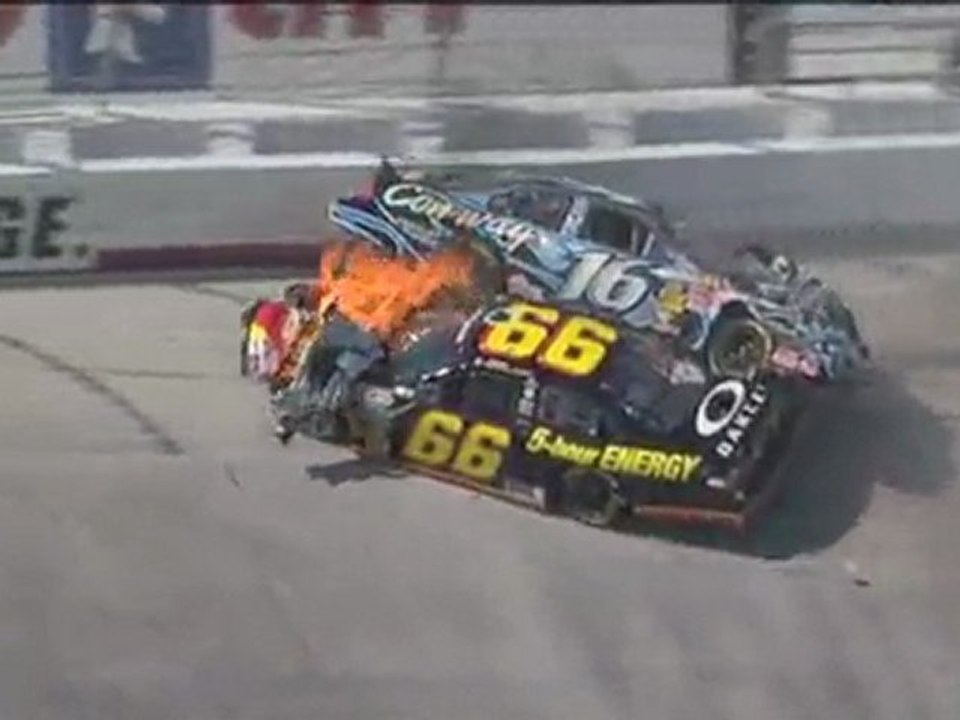 nascar nationwide bristol big big big crash