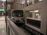 MPL75 : Manoeuvre à la station Stade de Gerland sur la B du métro de Lyon