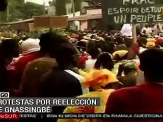 Protestas en Togo por reelección de Gnassingbé