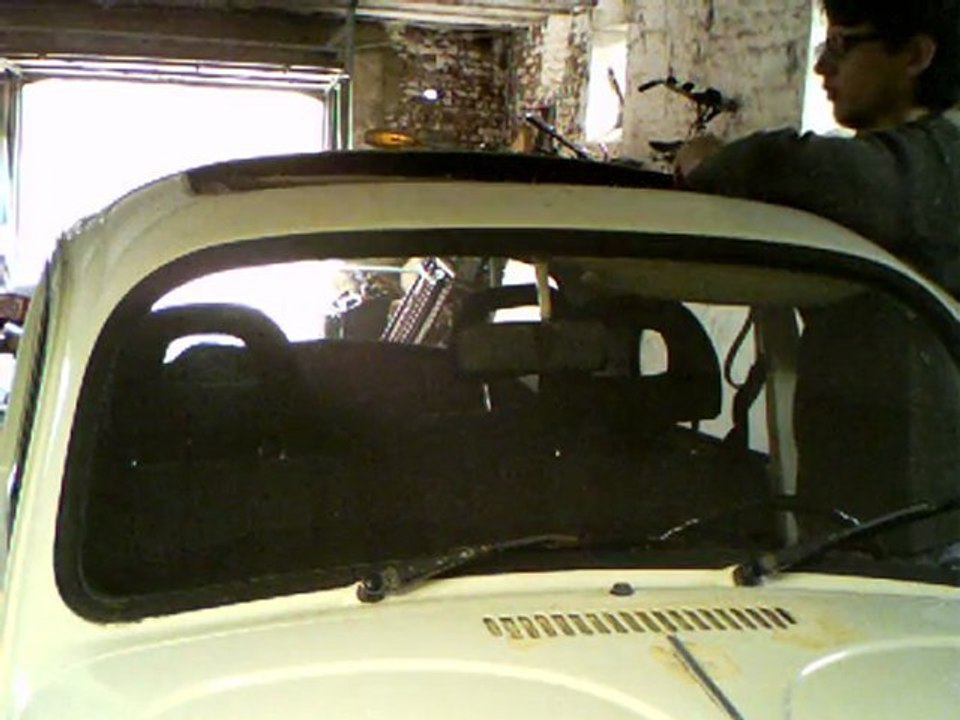 Démontage du toit ouvrant