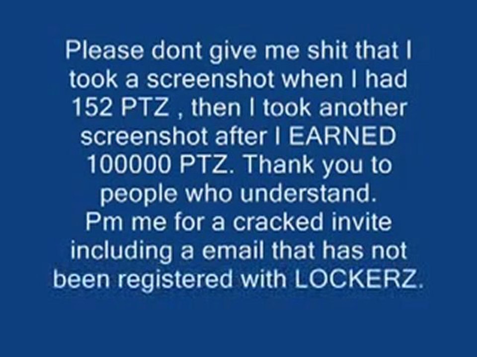 WOW! LOCKERZ 100 000 PTZ HACK INVITE! GO GET IT!
