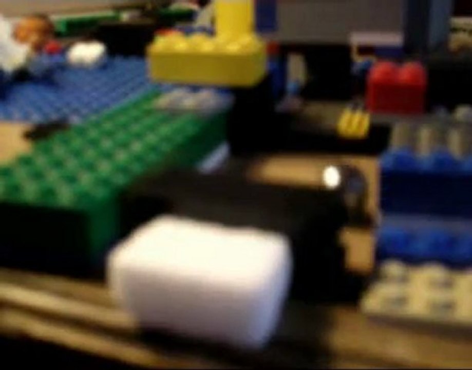 Circuit de billes en lego