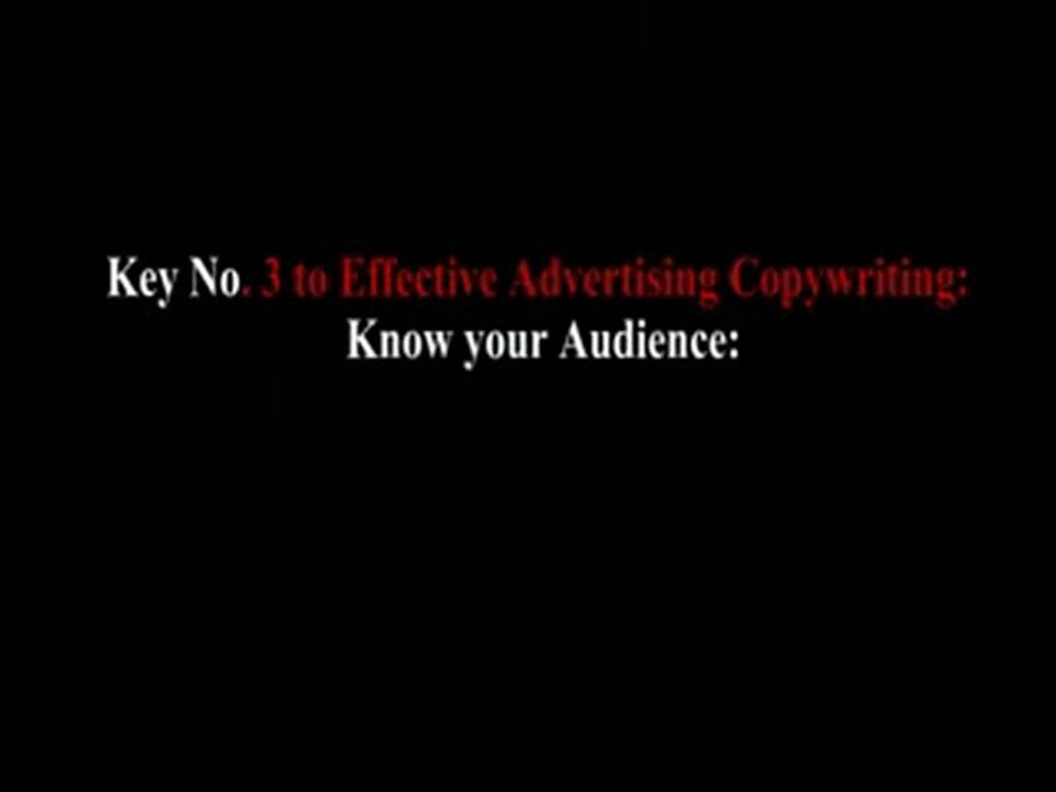 5 key to efftective Advertising copywriting